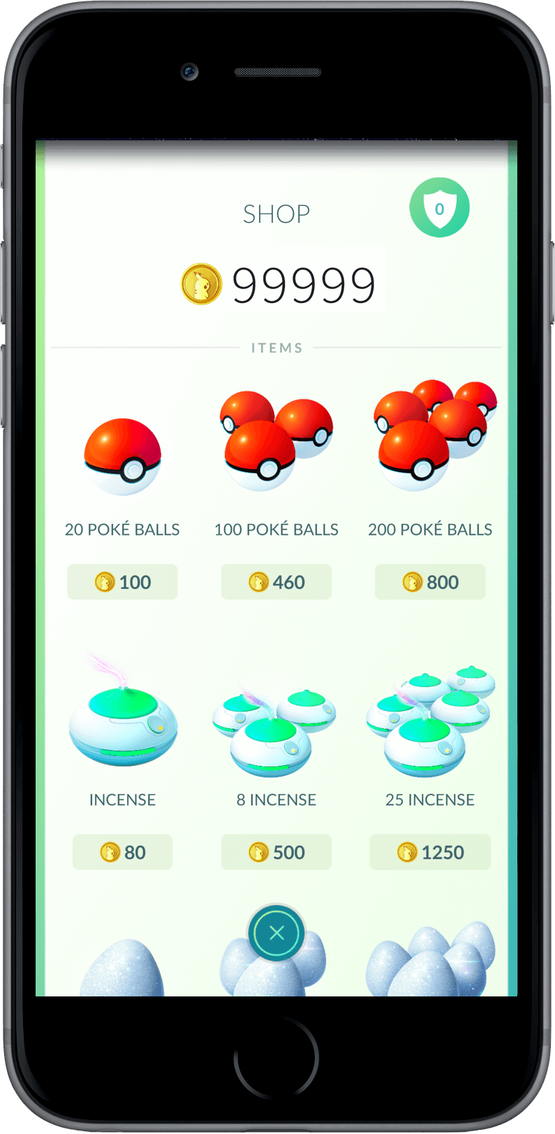 iPhone pokemon go hack unlimited incense pokeballs coins in shop